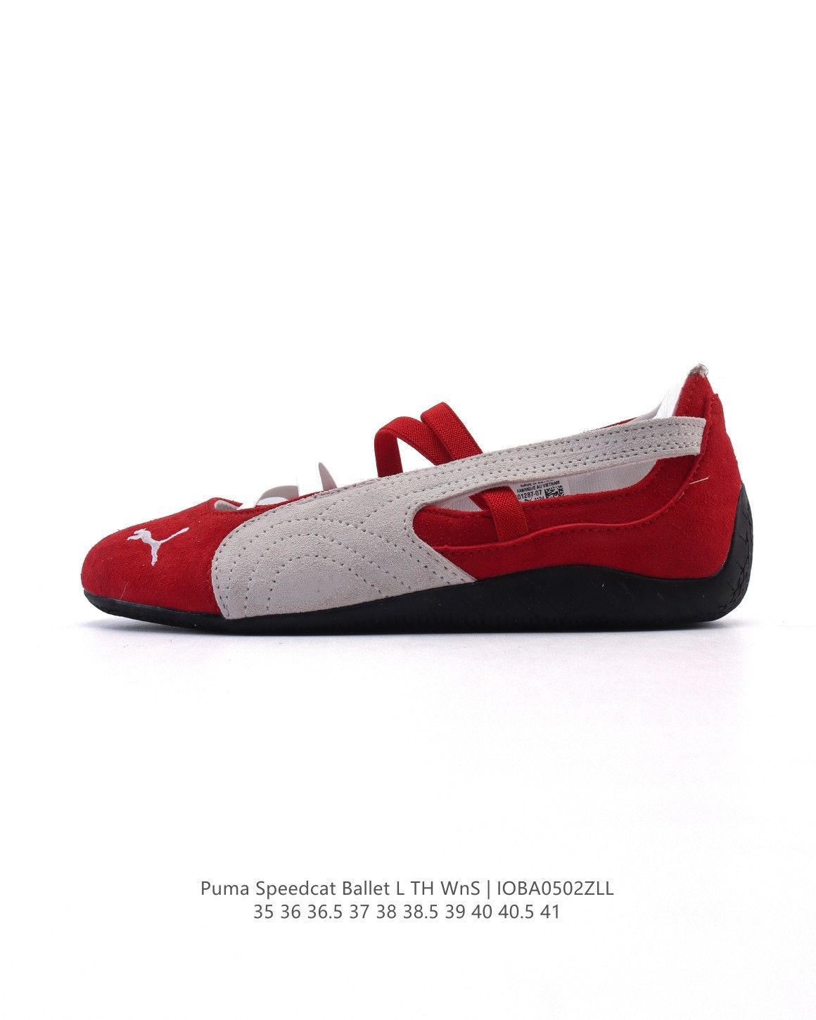 【待望★】 新品 PUMA レディース バレエシューズ レッド BALLET SPEEDCAT 靴