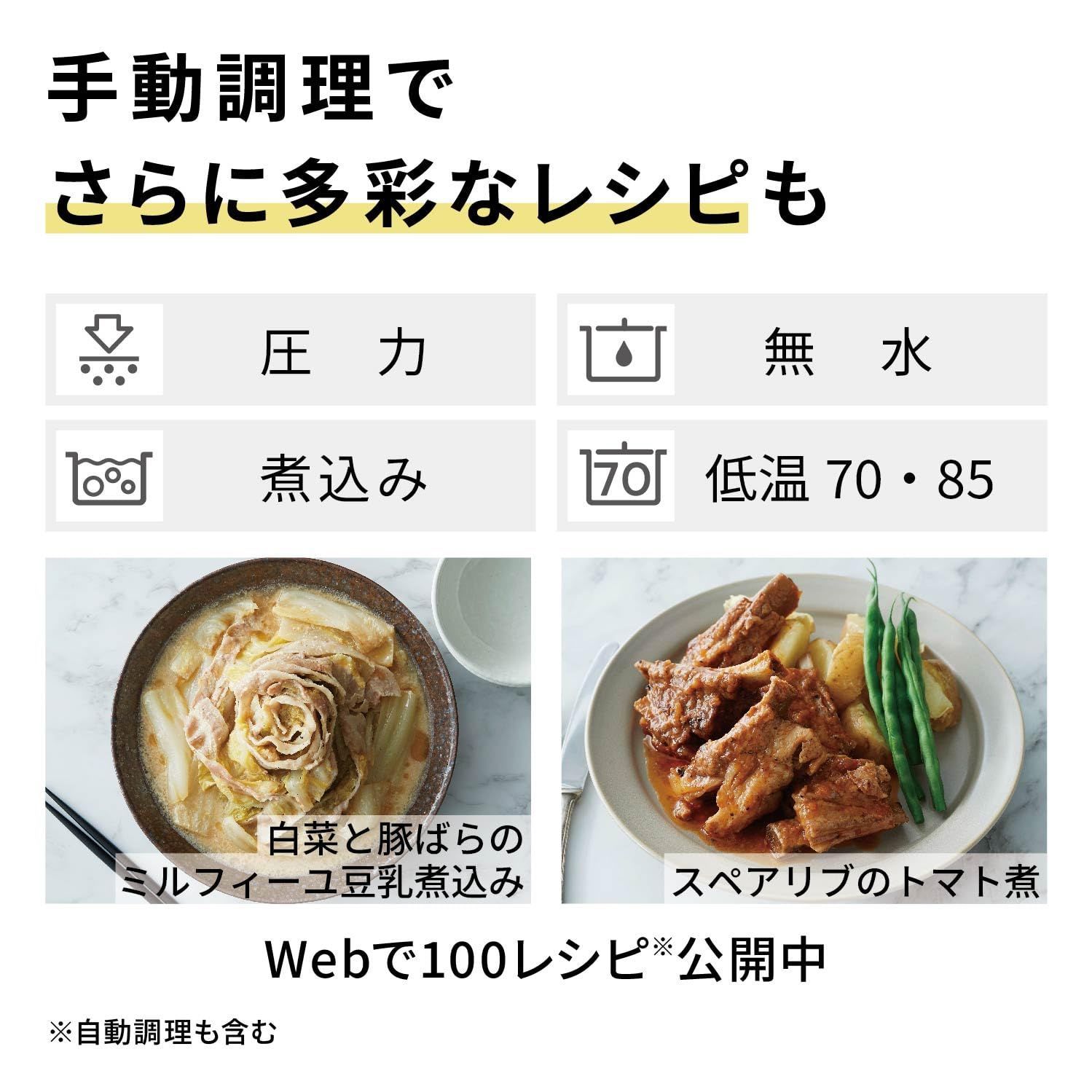 パナソニック 電気圧力鍋 3.9L 最大6人分 圧力低温無水煮込自動調理