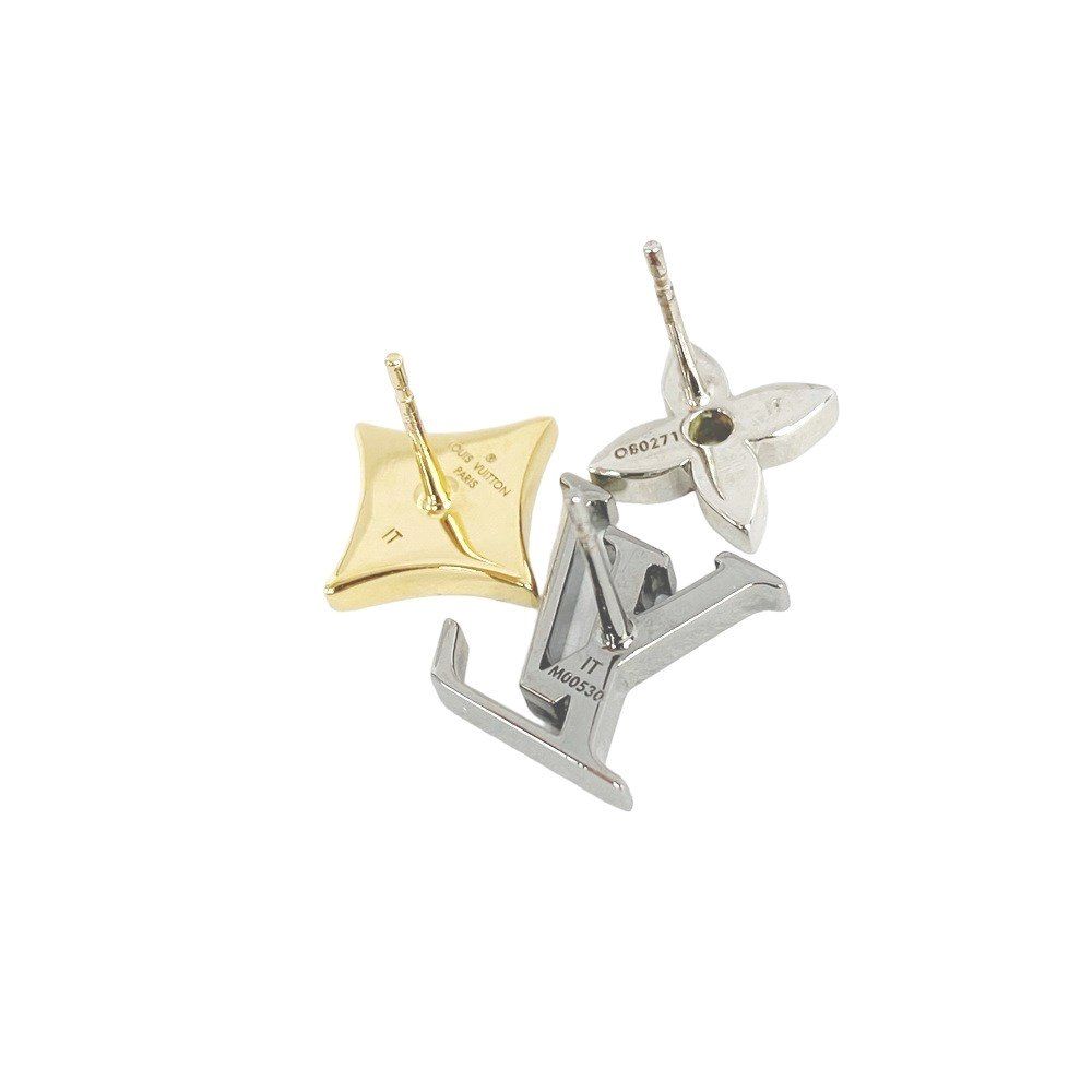 □美品□ ルイヴィトン LV ピアス インスティンクト ロゴ