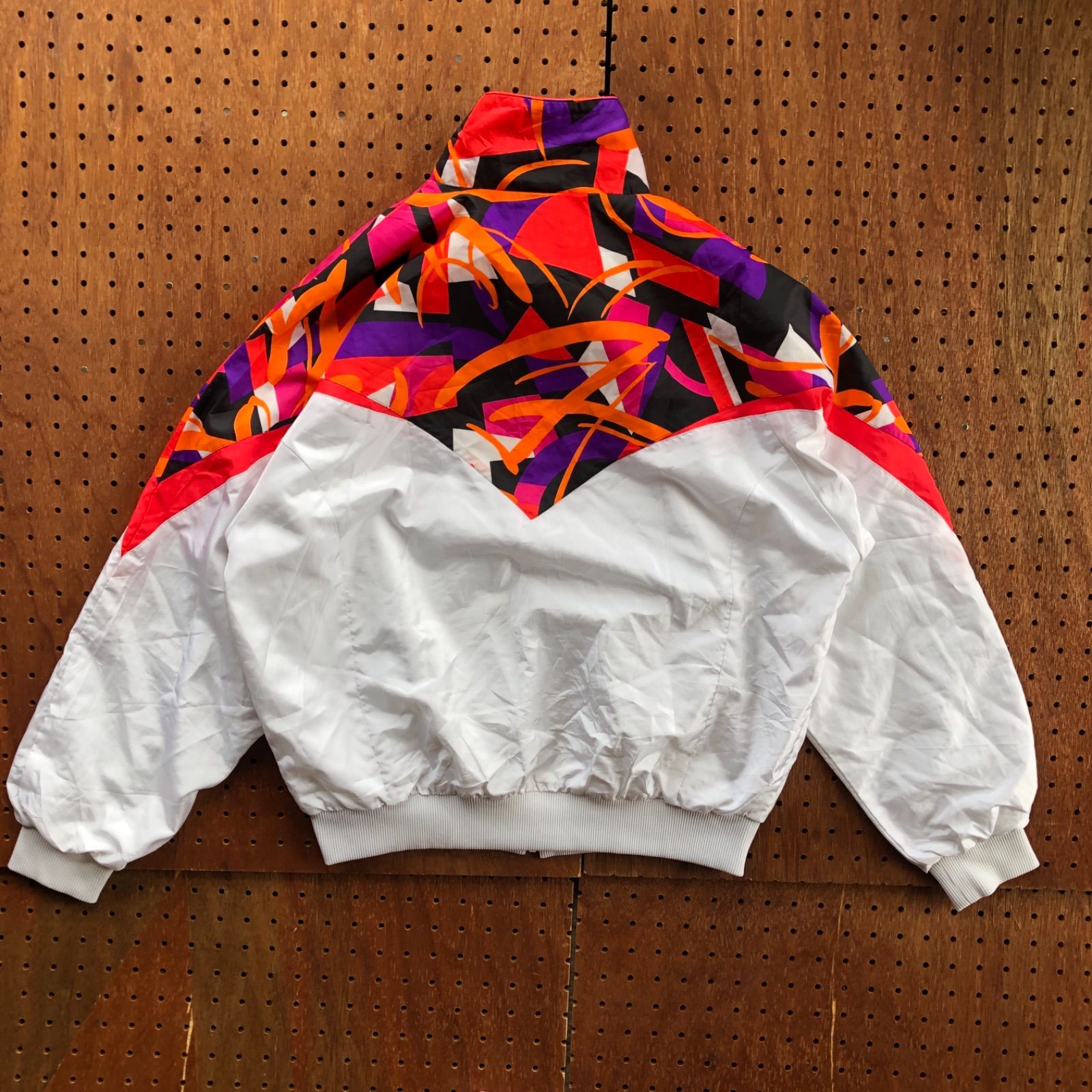 待望☆】 新品、未使用 90s-00s NIKE クレイジー柄 ナイロンジャケット ...