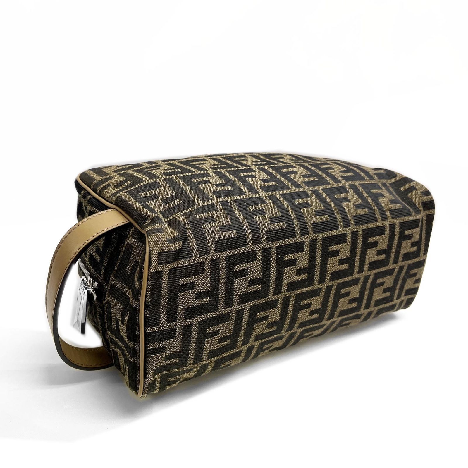 新品 FENDI フェンディ 7N0141 ALWK F1HRM ブラウンFFファブリック 