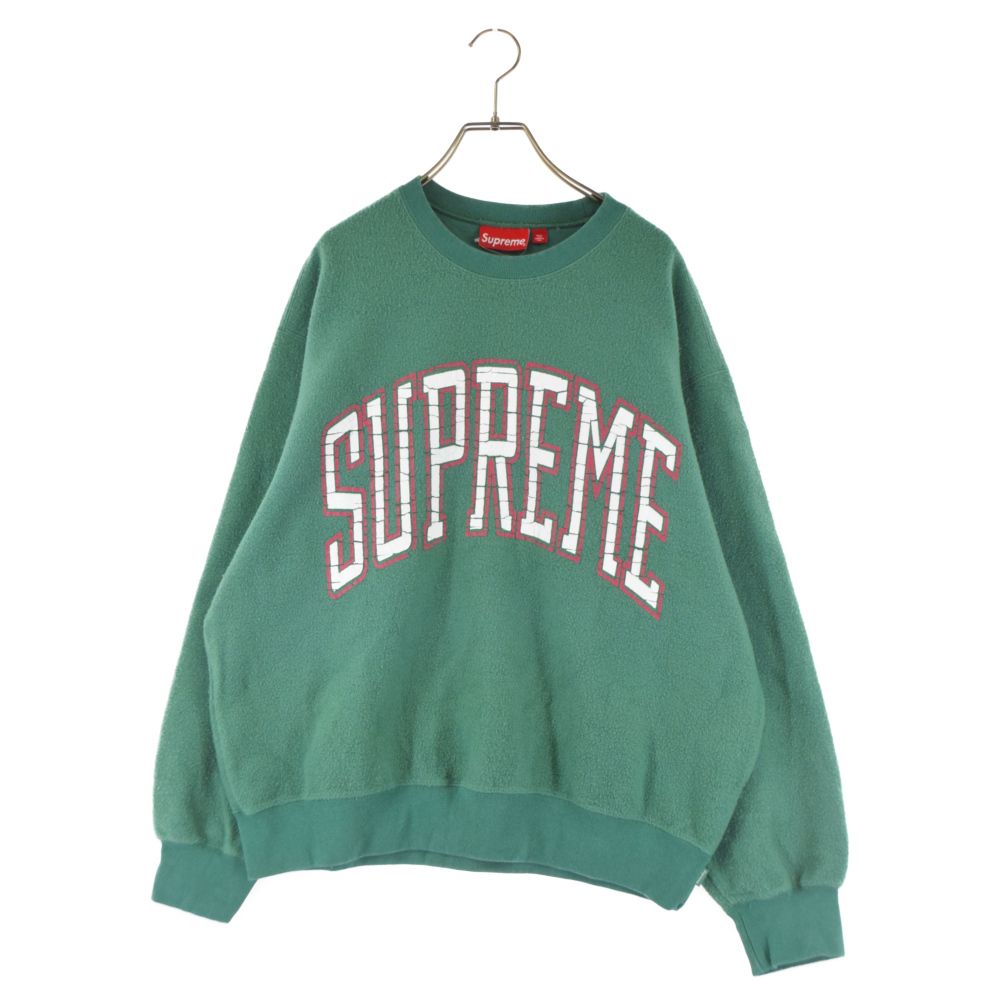 Supreme シュプリーム　クラックプリント スウェットシャツ グリーン Supreme シュプリーム クラックプリント スウェットシャツ グリーン