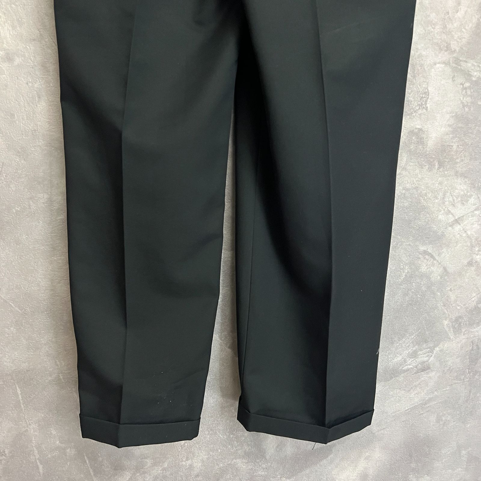 状態◎ 00’s PERRY ELLIS ブラック ワイドスラックス 00s PERRY ELLIS ワイドスラックス 黒 サイズ38×32 - メルカリ