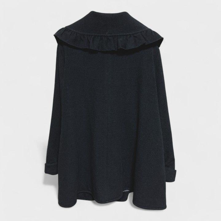 JOVEEL】【オーバーサイズコート】『ケープ風コート』[ウール