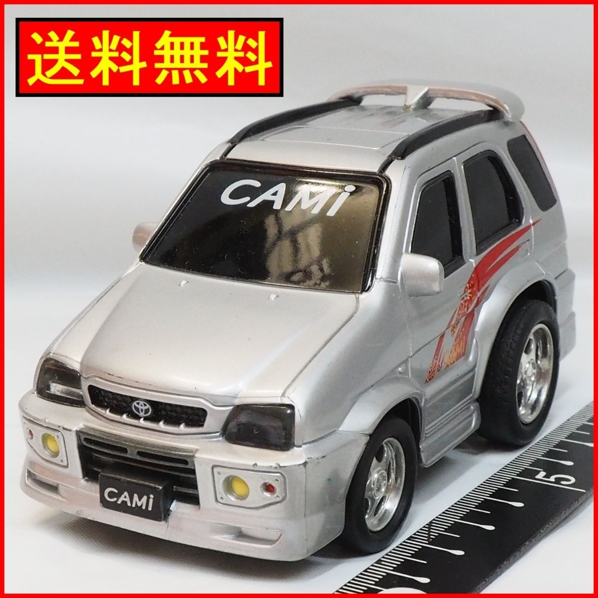 ドライブタウン【トヨタ キャミTOYOTA CAMiシルバー】ディフォルメ大サイズ プルバックミニカー【中古・本体のみ】送料込 - メルカリ