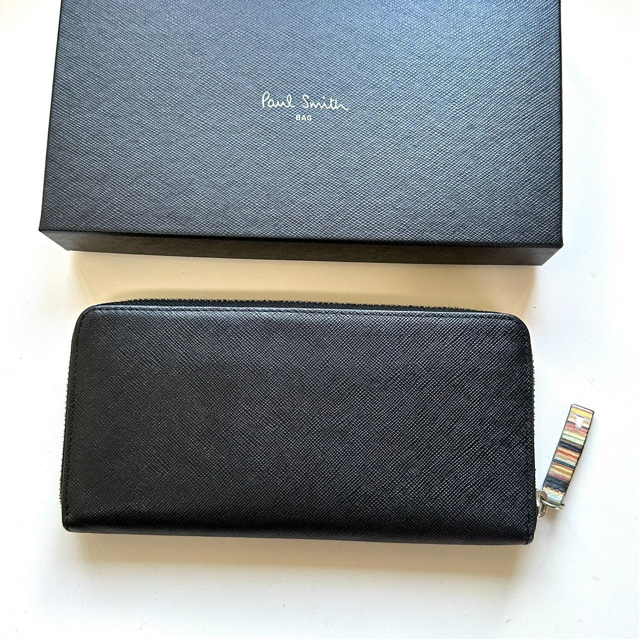 ポールスミス Paul Smith 長財布 ジップストローグレイン1 ブラック