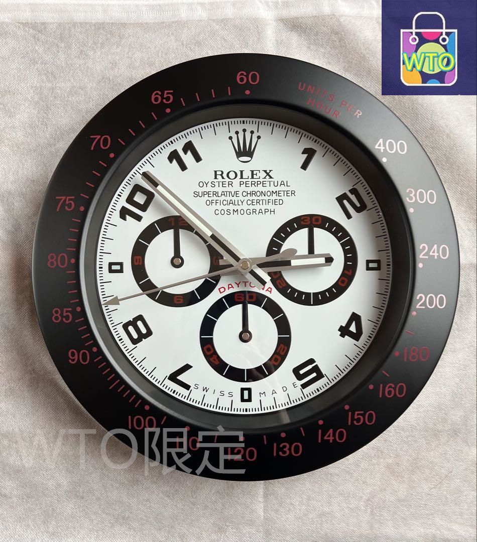 海外販促品 ROLEXロレックス 掛け時計 コスモグラフ デイトナ