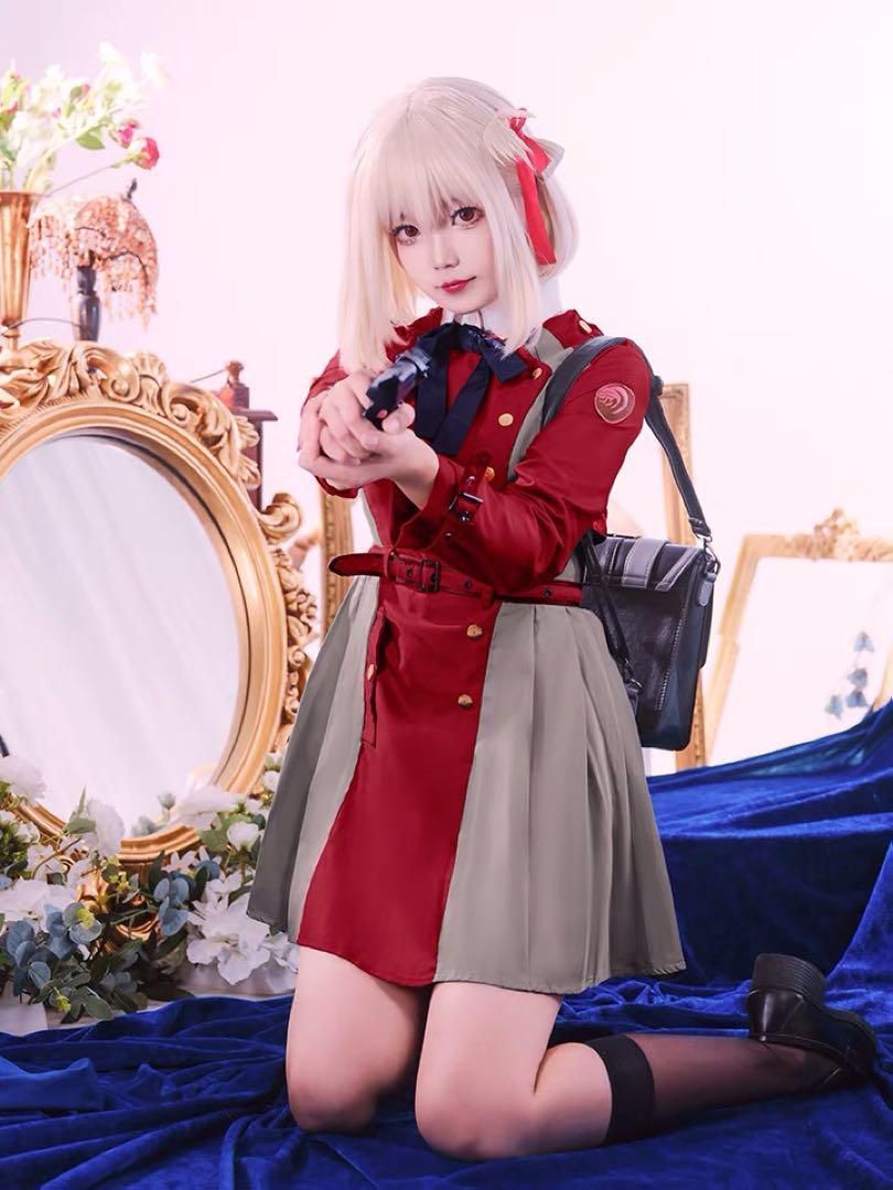 リコリス・リコイル 錦木千束 コスプレ 衣装 ※ウィッグ 靴 鞄