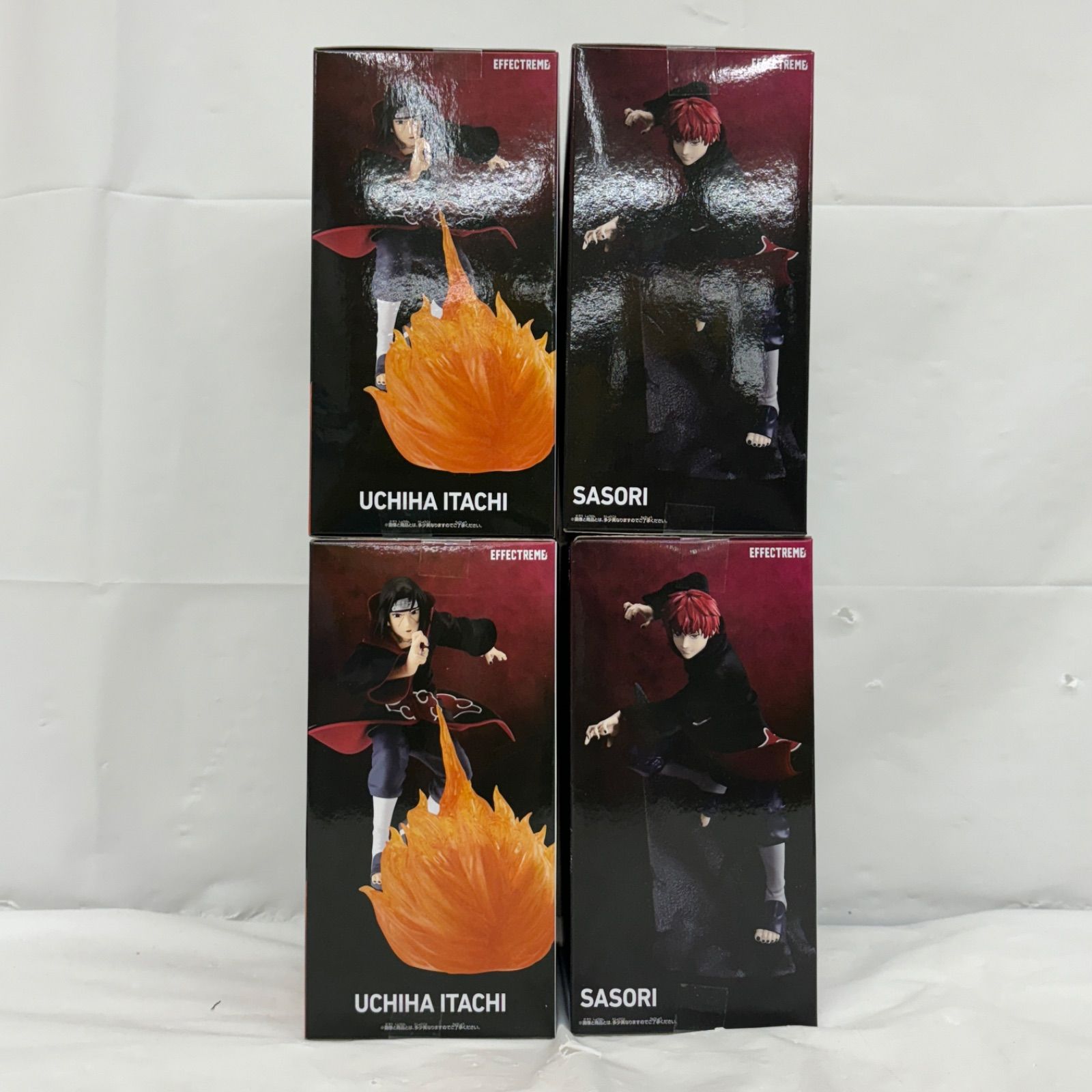 【新品未開封】NARUTO 疾風伝 EFFECTREME うちはイタチ　4個 未開封NARUTO-ナルト- 疾風伝 EFFECTREME -UCHIHA ITACHI-(うち