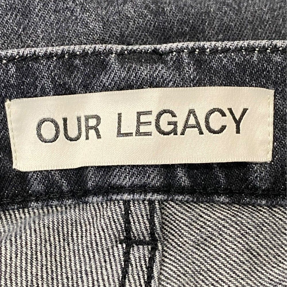 OUR LEGACY 22AW THIRD CUT BLACK SLASH DENIM デニムパンツ