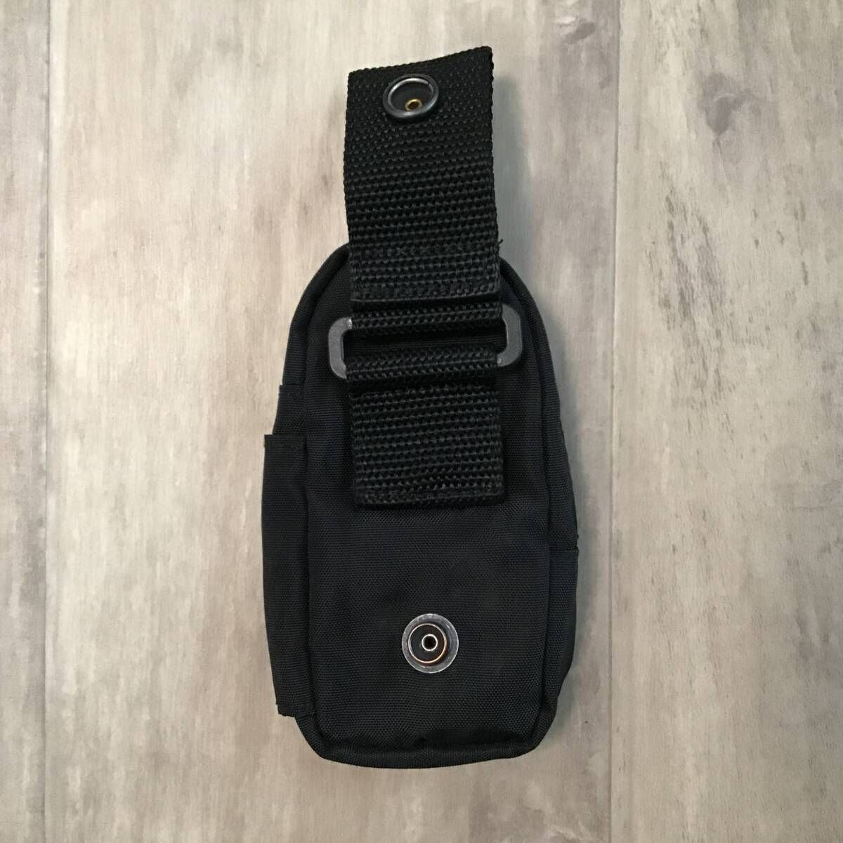Aape ブラック ポーチ未使用 ☆初期☆ ベルト ポーチ ブラック a bathing ape BAPE pouch