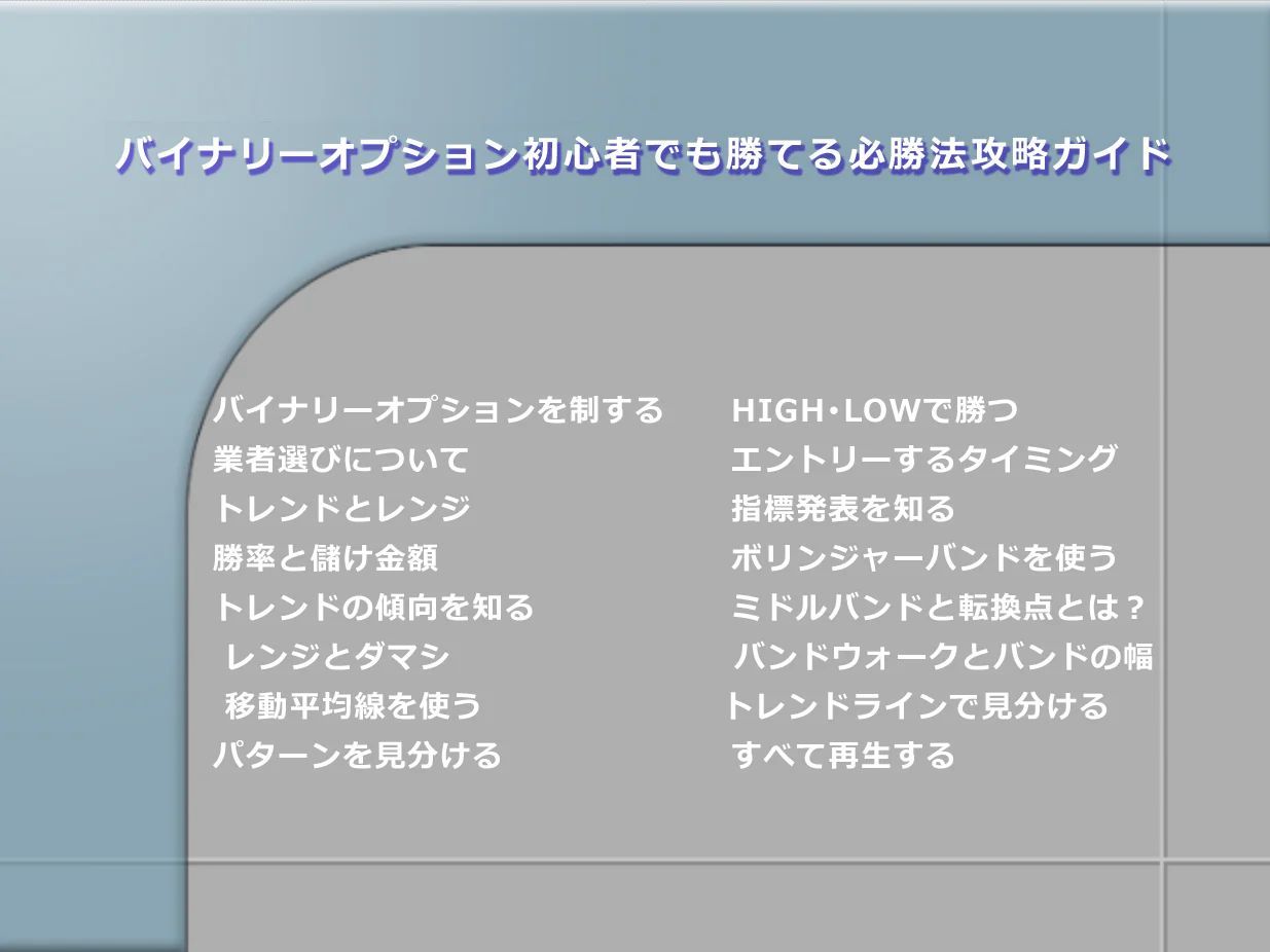 バイナリーオプション初心者でも勝てる必勝法攻略ガイド - メルカリ