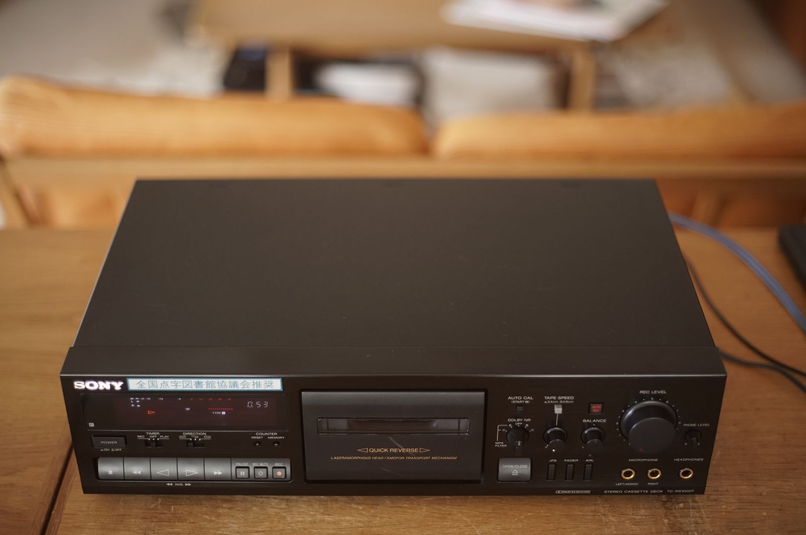 動作保証あり SONY TC-RX1000T ステレオカセットデッキ - メルカリ