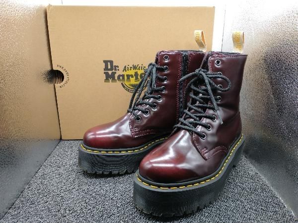 き Dr.Martens ドクターマーチン ショートブーツ 22563600 V JADAN II サイズUK5|US6|EU38 チェリーレッド 赤系 メンズ