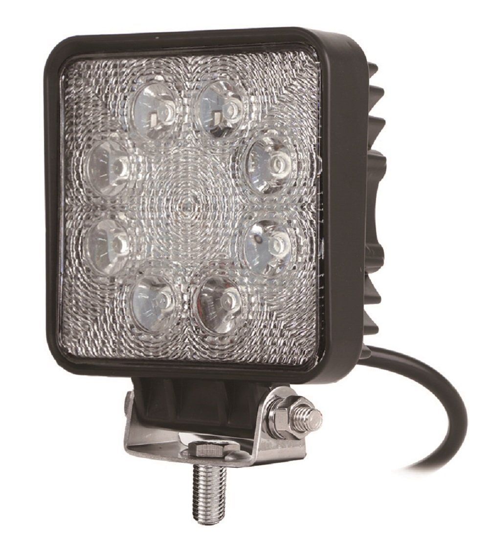 【特価商品】カシムラ(Kashimura) LEDワークライト角 8灯 24W 白色 1560lm 6000K ノイズ対策 IP67 DC12/24V NML-18