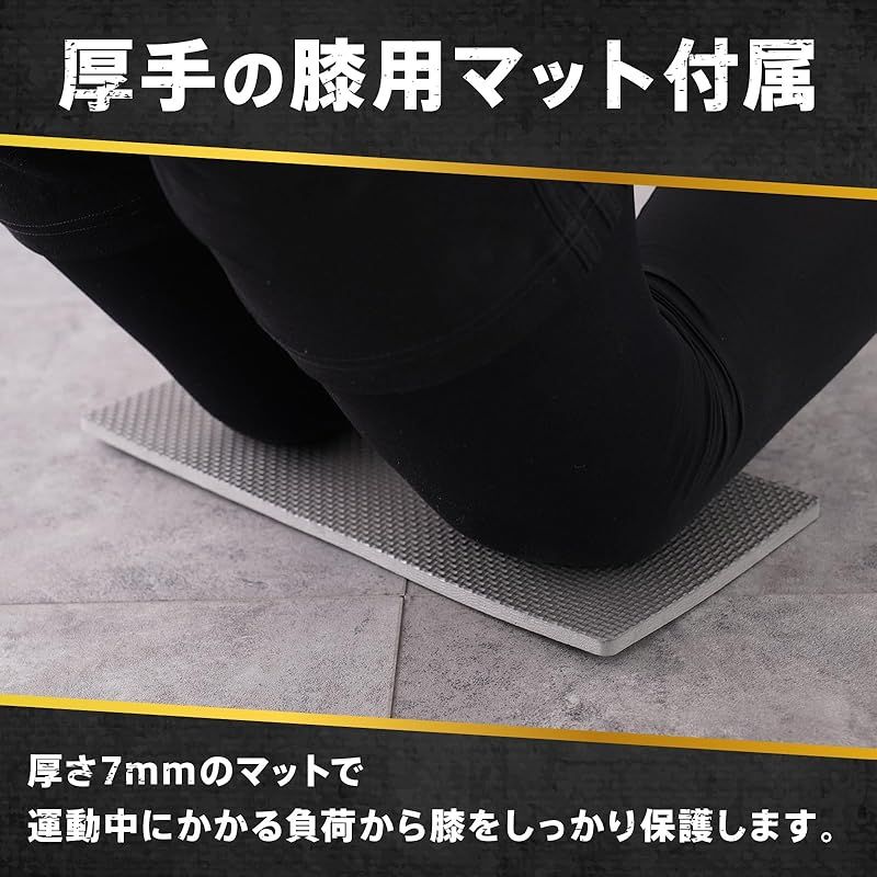 creer(クレエ) 腹筋ローラー アブローラー 膝マット付き 軽量 静音 筋トレグッズ 腹筋 初心者 上級者 トレーニング器具 上半身筋トレ 自宅トレーニング (レッド)