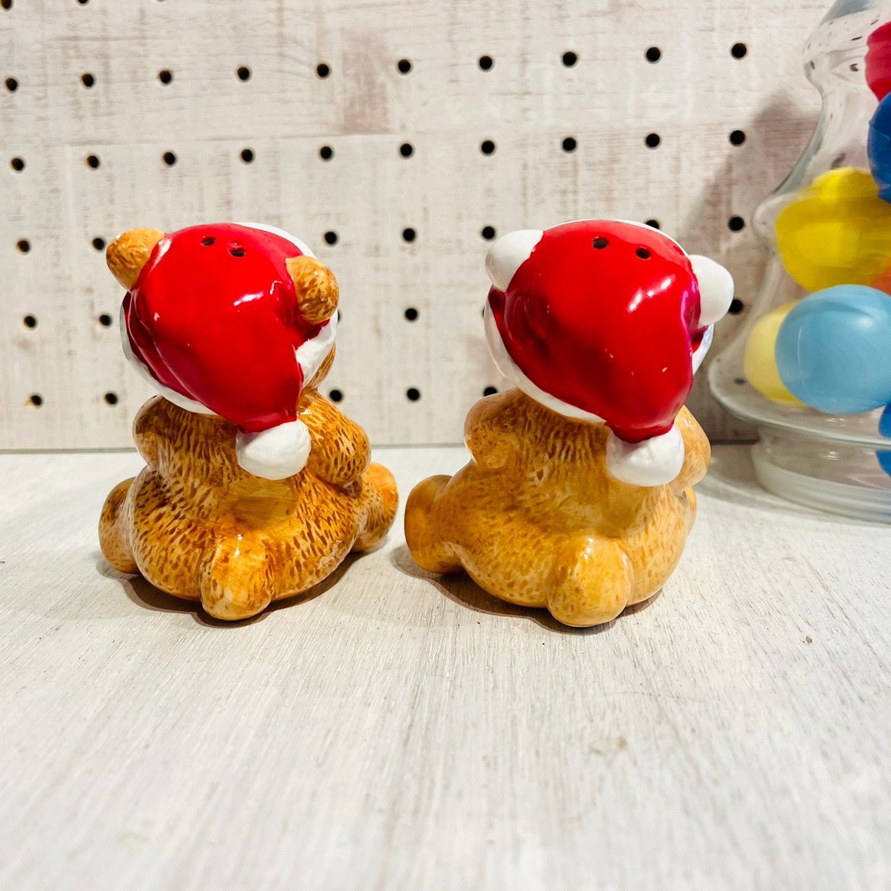 80s クリスマス・ベア セラミック製 ソルト＆ペッパー ツインセット / Christmas Bear Ceramic Salt & Pepper  Twin Set - メルカリ