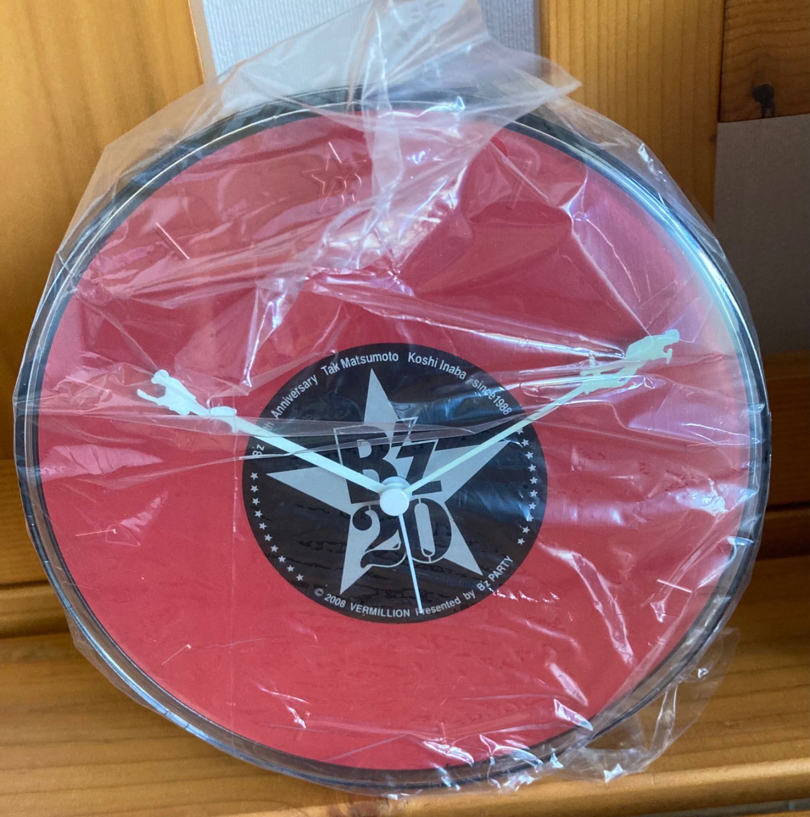 激レア【B’z】ファンクラブ限定品20周年記念目覚まし時計 B'z 20周年 目覚まし時計 ファンクラブ限定 アラーム音7種類 箱