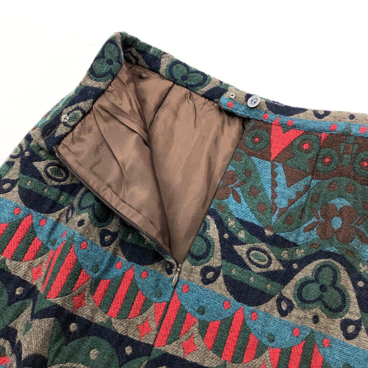 【専用】MISSONI ミッソーニ　スカート 良好 MISSONI ミッソーニ ジャケット＆スカート サイズI42 マルチ