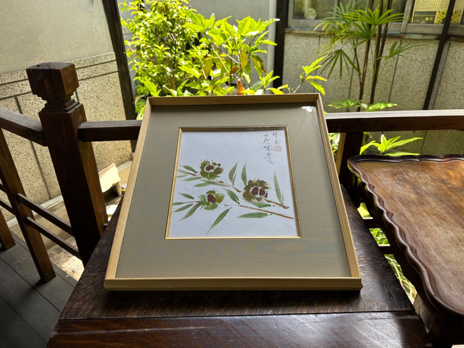 櫻井慶治　日展参与「房州白浜」　油彩 　キャンバス　SM号 差箱/黄袋付 メルカリ