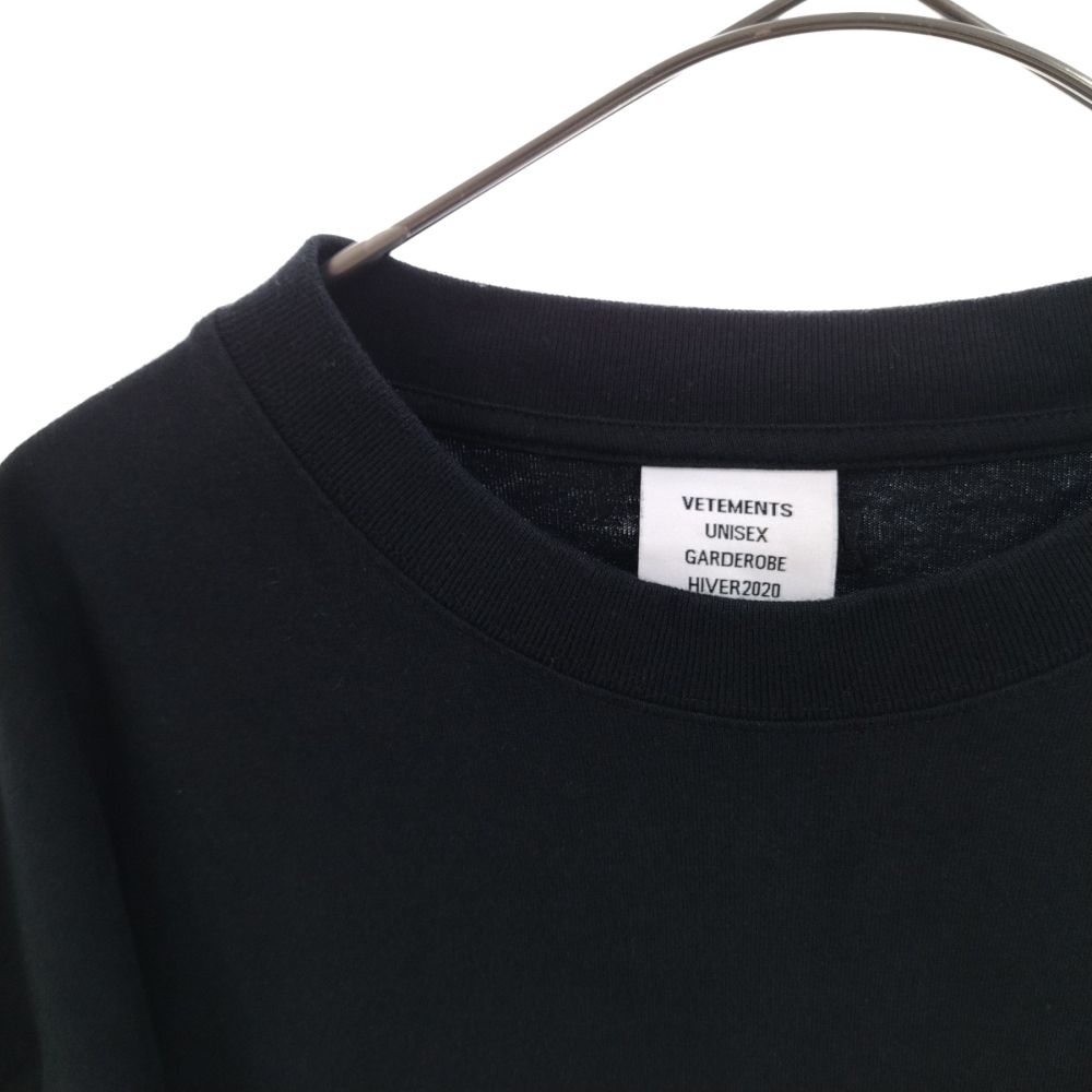 VETEMENTS ヴェトモン 19AW Logo Label L/S Tee ロゴラベル ロング