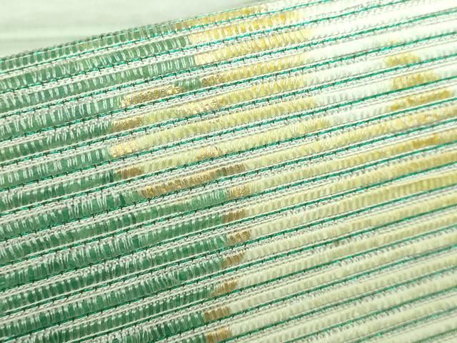 平和屋着物□極上 西陣 浅山織物謹製 九寸名古屋帯 美濃紙 雪輪重ね 手