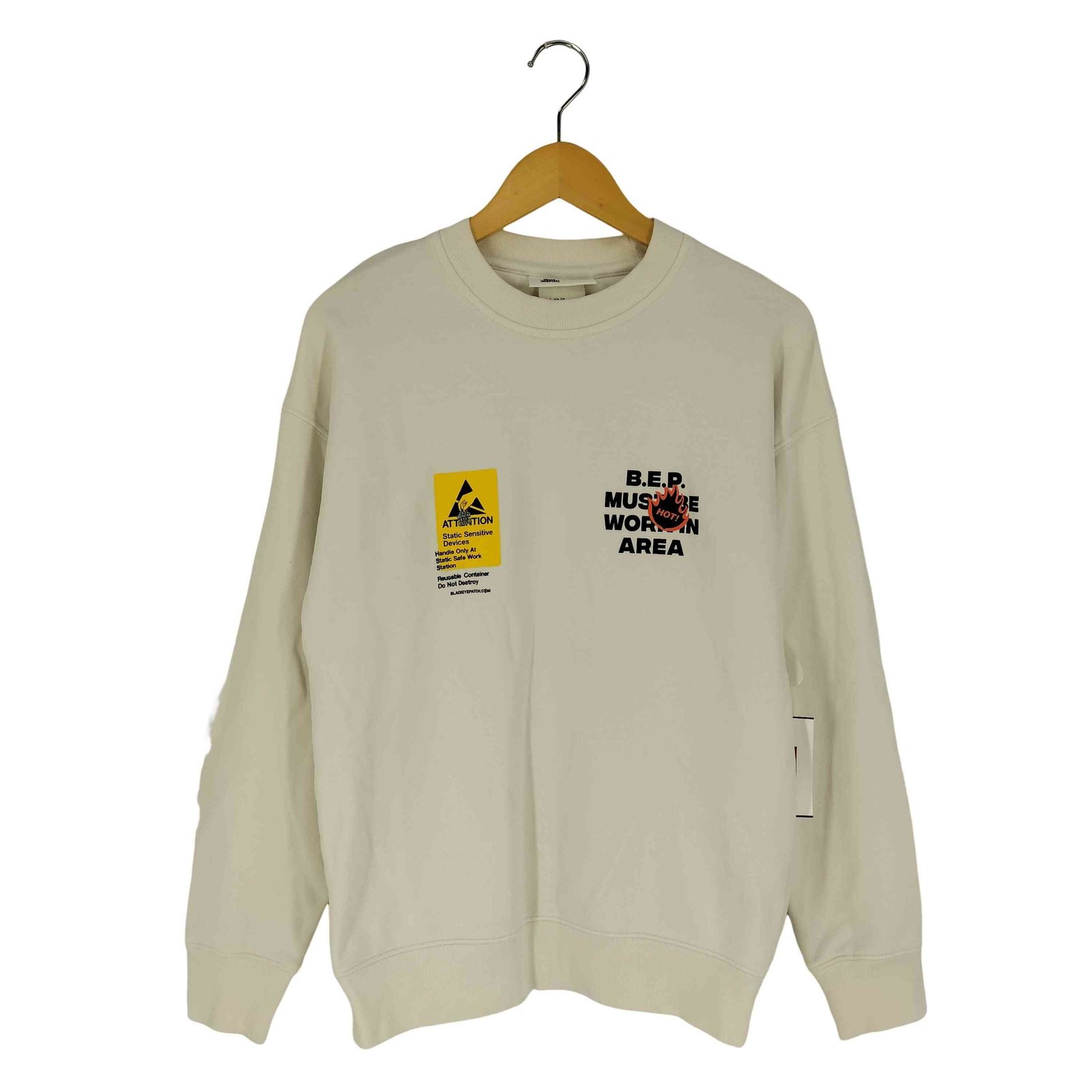 ザブラックアイパッチ THE BLACK EYE PATCH プリント クルーネックスウェット メンズ import：XS 