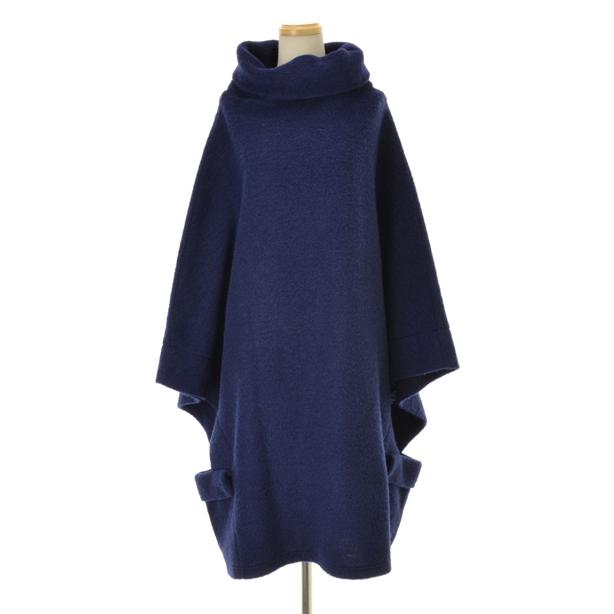 GROUNDY 22AW GE-T14-106 Airly jersey High neck cape ハイネックケープケープ