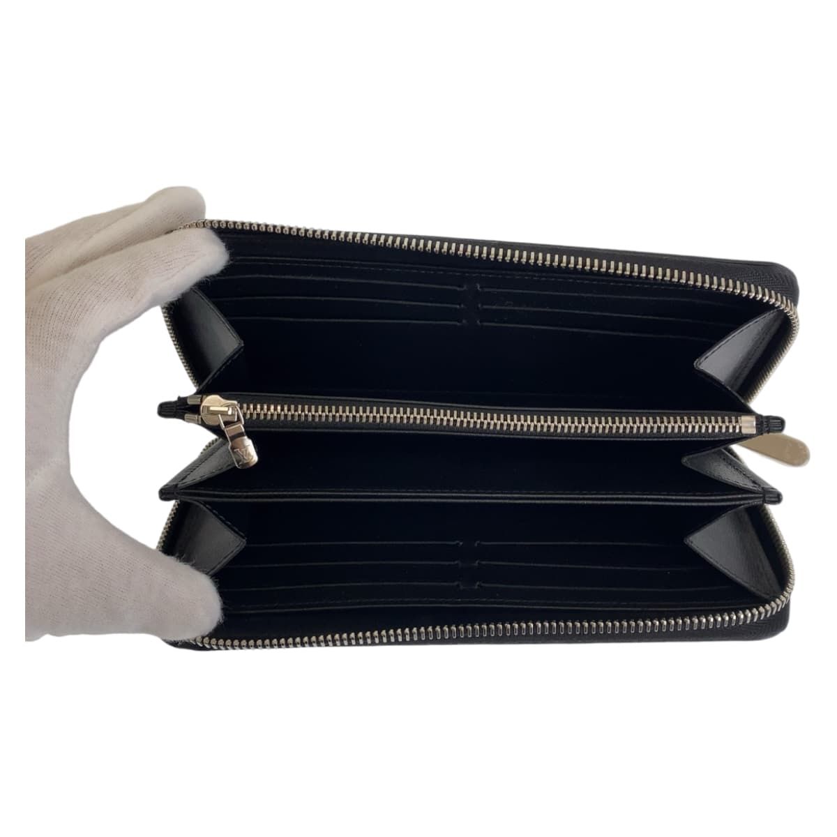 美品 LOUIS VUITTON ルイヴィトン エピ ジッピーウォレット ノワール 