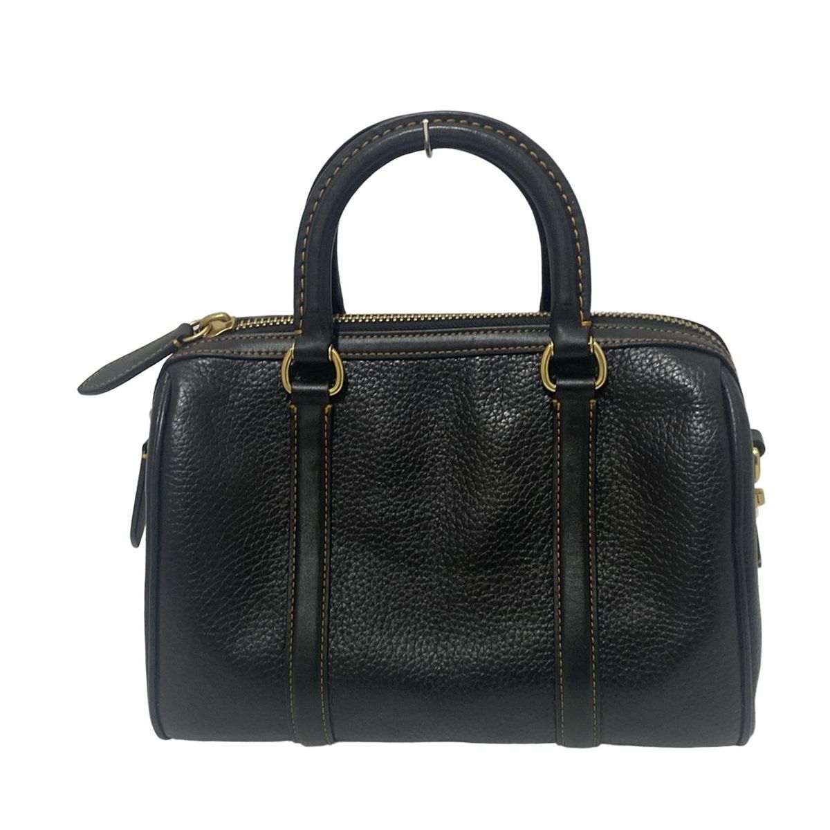 コーチ 2way ハンドバッグ ポピー ミニボストン レザー 黒 15914 COACH コーチ 15914 ハンドバッグ トートバッグ ポピー レザー