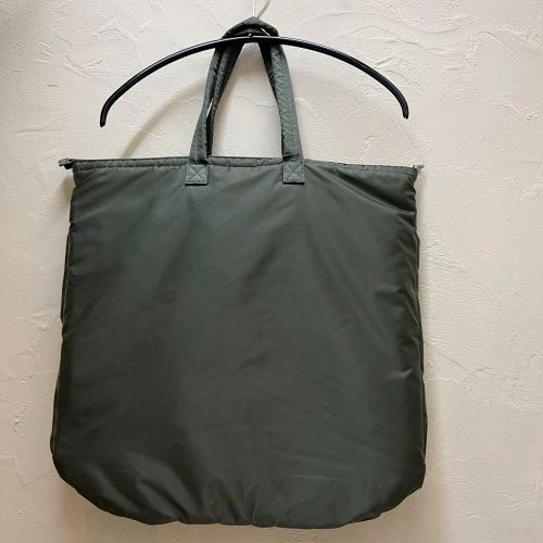 YAECA ヤエカ LIKE WEAR ナイロン ヘルメットバッグ カーキ 【代官山09