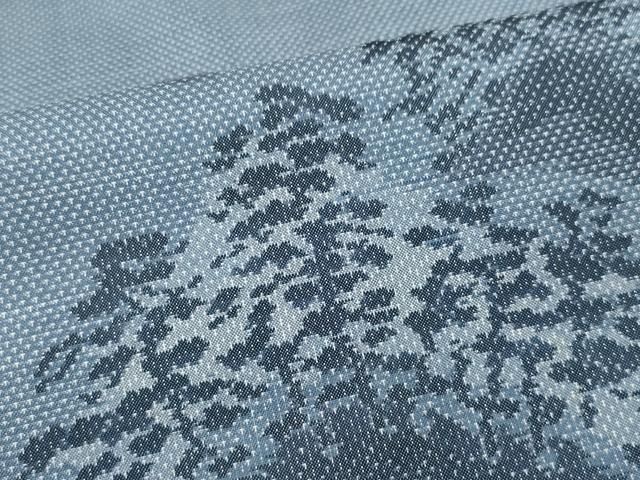 平和屋着物○本場大島紬 訪問着 9マルキ 風景草木文 総絣 正絹 逸品  