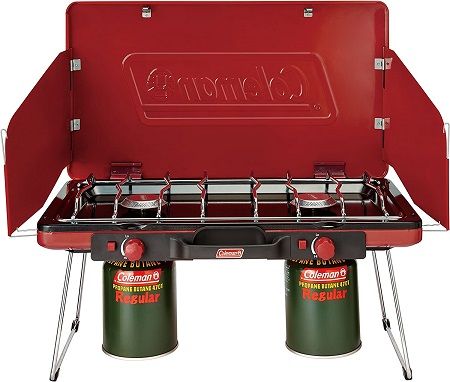 4営業日で発送 コールマン Coleman バーナー パワーハウスLPツーバーナーストーブ2 レッド 2000021950 日本