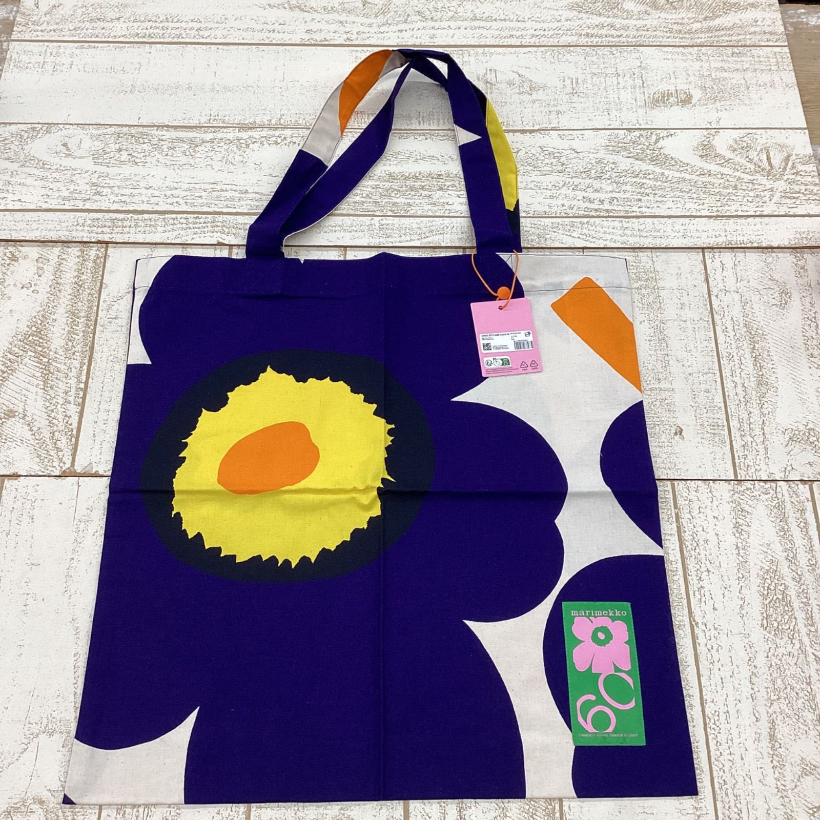 新品未使用/マリメッコ Unikko 60th ファブリックバッグ - メルカリ