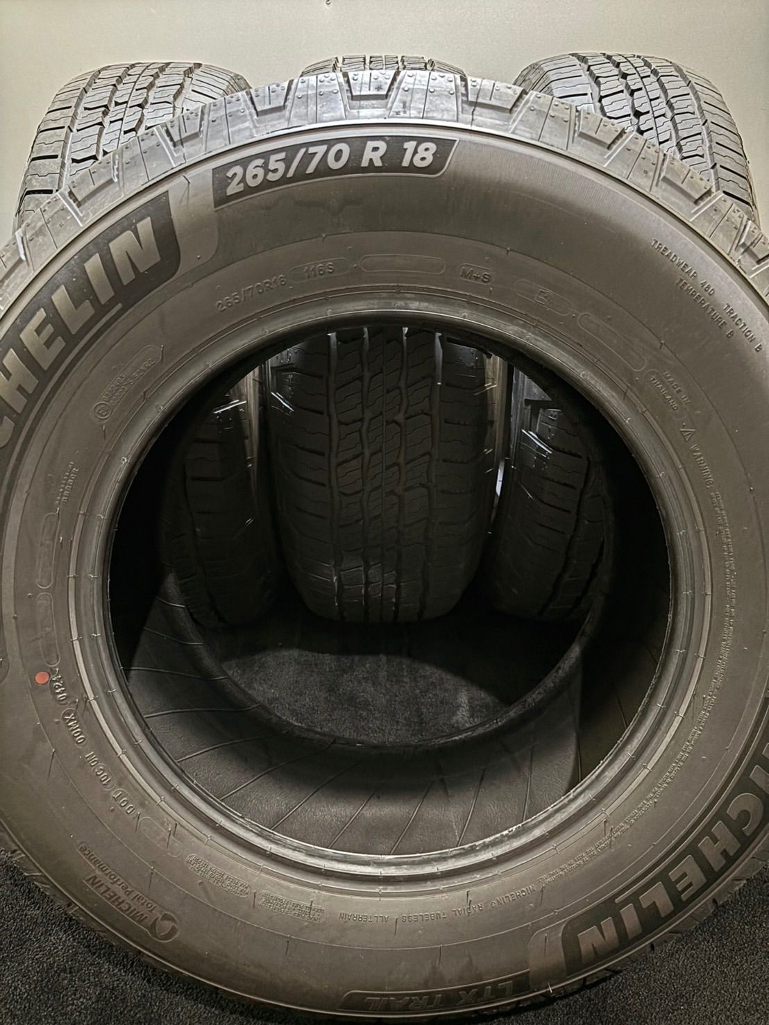 ☆新車外し品 265/70R18 MICHELIN/LTX TRAIL 24年製 夏タイヤ