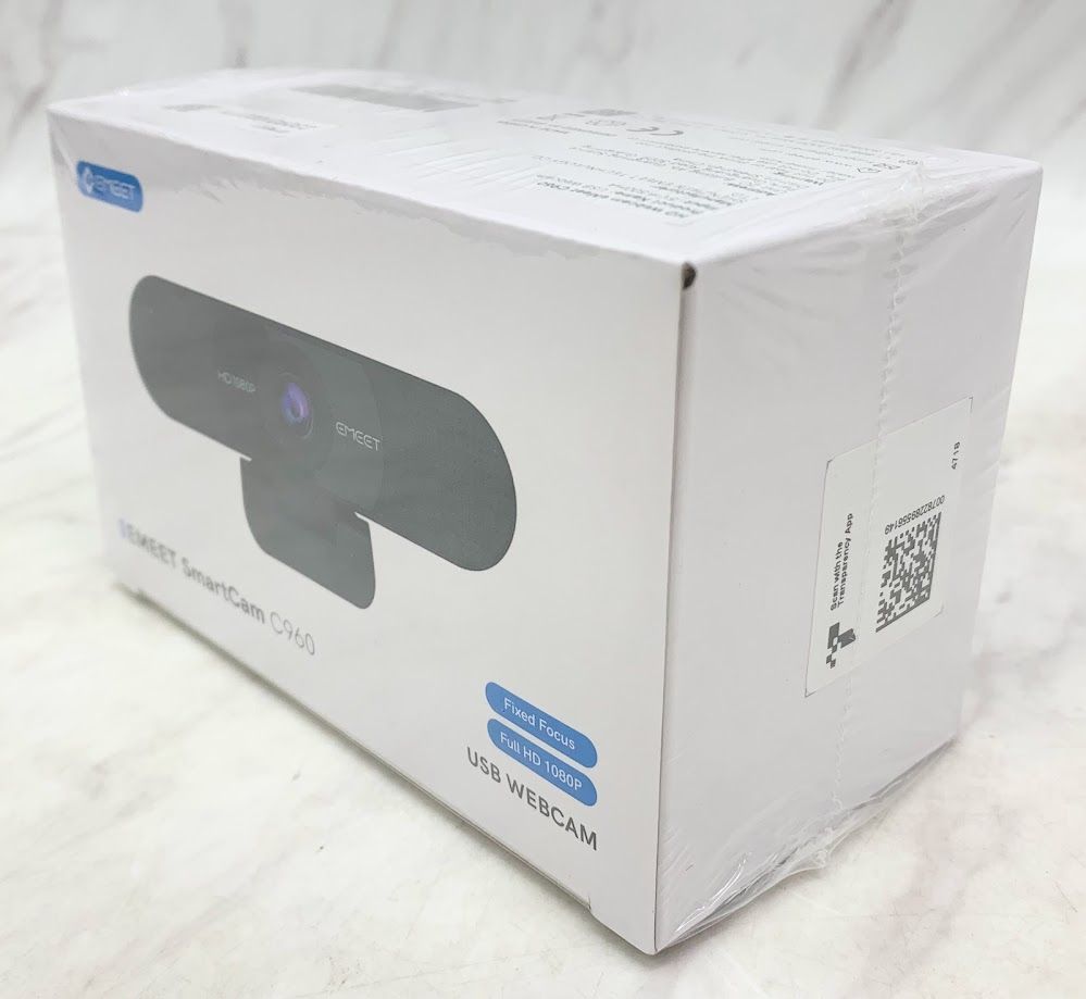 【新品・未開封品】WEBカメラ EMEET C960 ウェブカメラ HD1080P 200万画素 A0124 0603ML005 0120240527100996