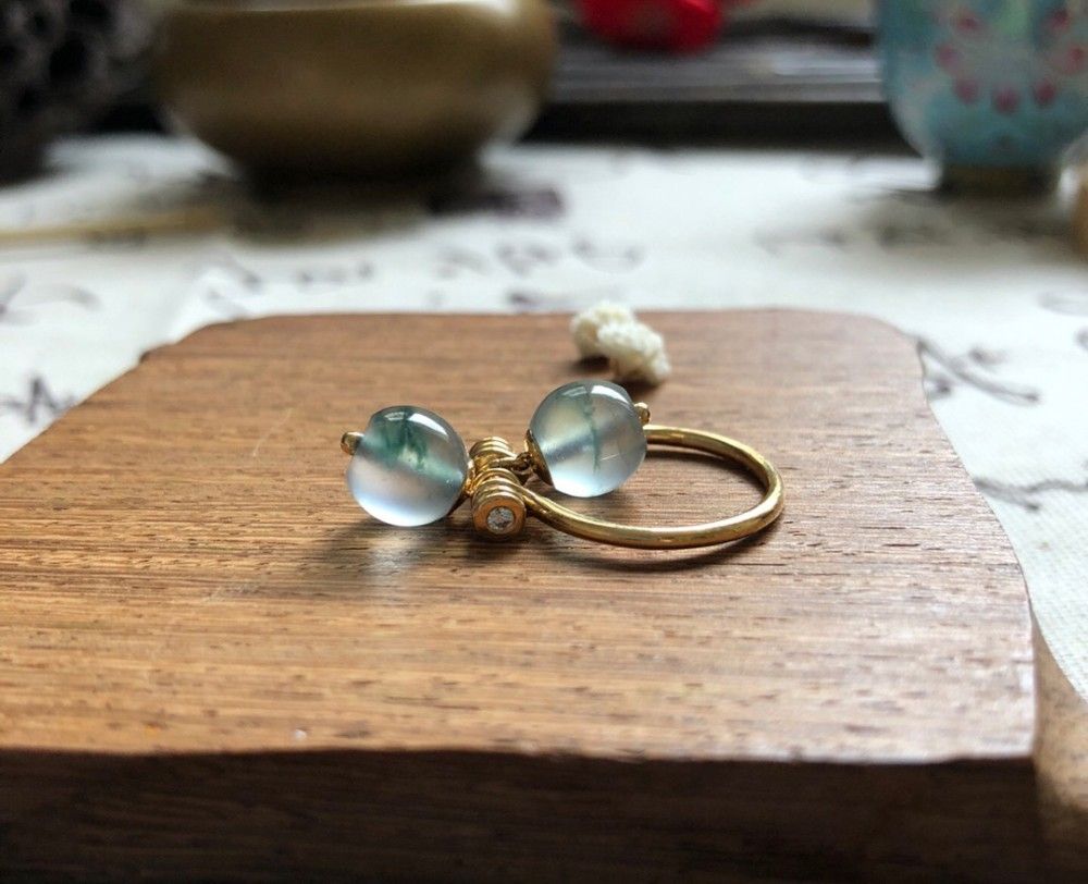 SR12-32 宝石質 高氷種 青色 グアテマラ産天然A貨 本翡翠 ルース 