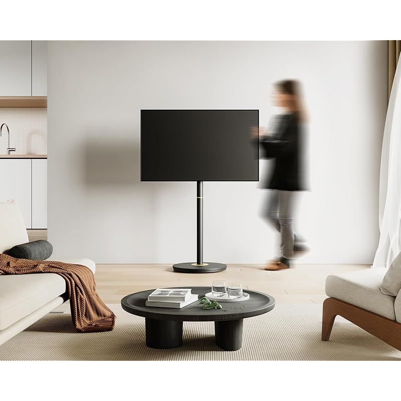 DMM.make DISPLAY/TVスタンド テレビスタンド 43-65インチ VESA対応 キャスター付き 移動式 棚板付き 高さ/角度調整 DKS-LCS4 DMM.make DISPLAY/TVスタンド テレビスタンド 43-65インチ VESA対応