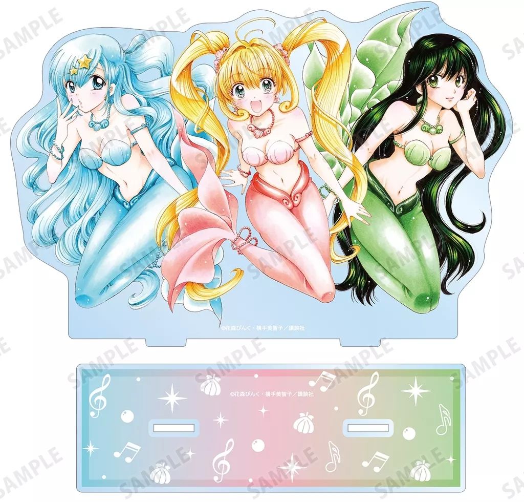 ぴちぴちピッチ BIGアクリルスタンド るちあ 波音 リナ 未開封 原作 新品】アクリルスタンド・アクリルパネル るちあ＆波音＆リナ