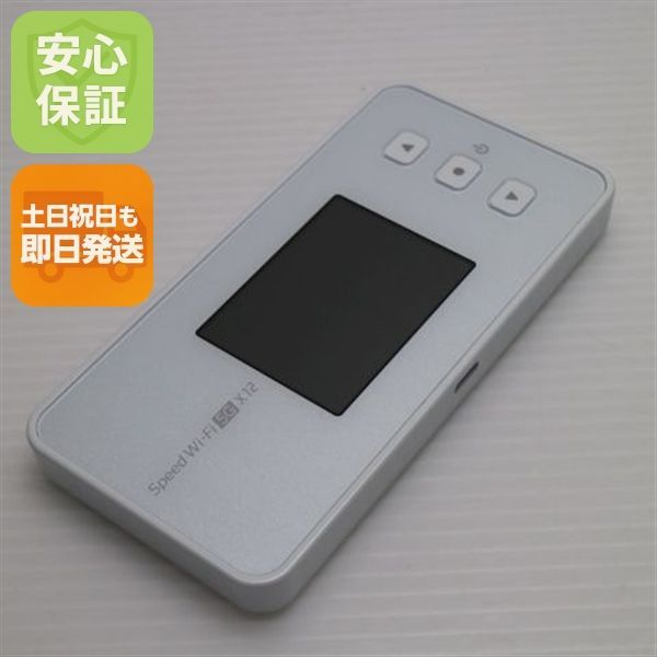 超美品 Speed Wi-Fi 5G X12 NAR03 アイスホワイト AU ルーター NEC