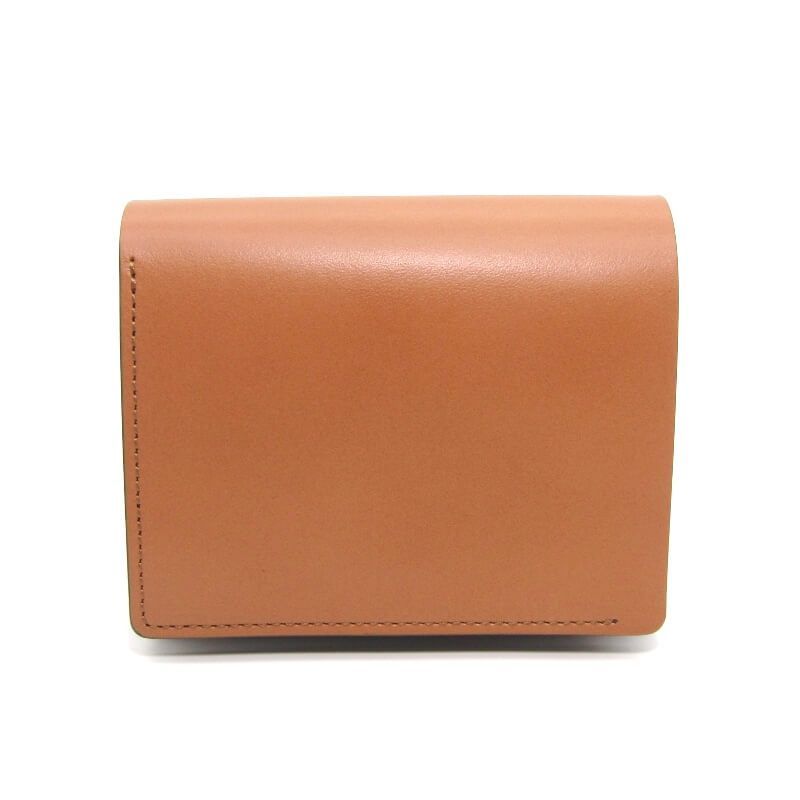 未使用 SOPHNET. ソフネット LEATHER WALLET SOPH-250086 二つ折り財布 レザーウォレット 牛革 日本製 BEIGE   28010935