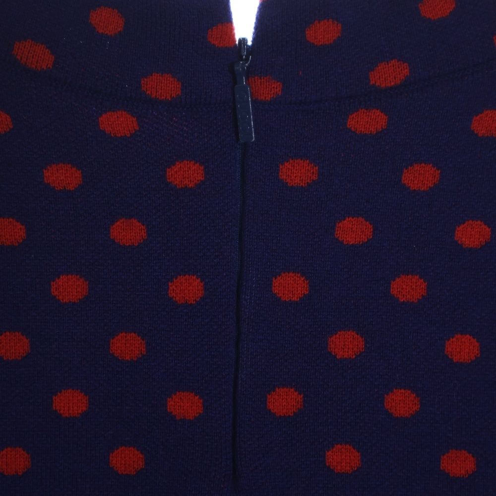 GUCCI (グッチ) GG ドット総柄 モックネック パフスリーブ 半袖