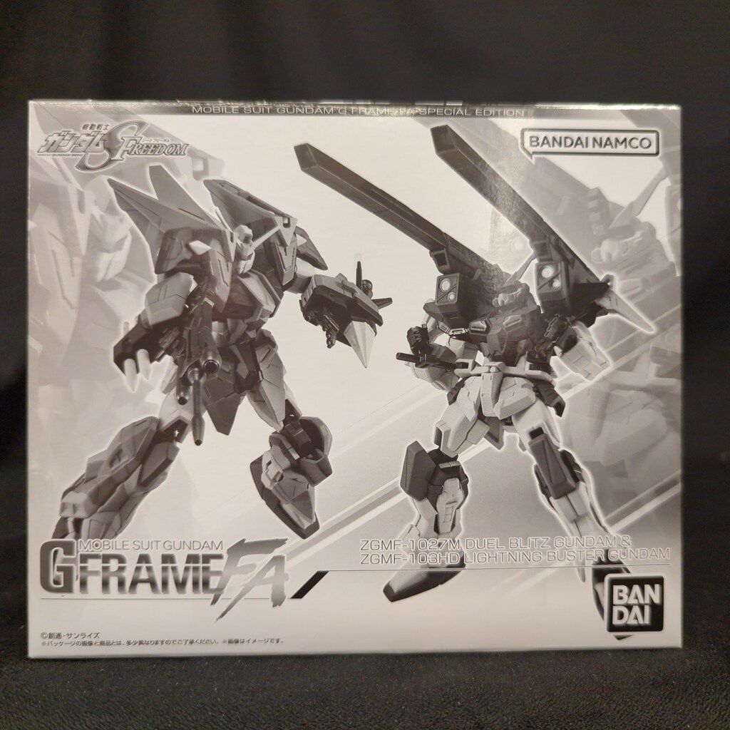 GフレームFAデュエルブリッツガンダム＆ライトニングバスターガンダム Amazon.co.jp: GフレームFA デュエルブリッツガンダム