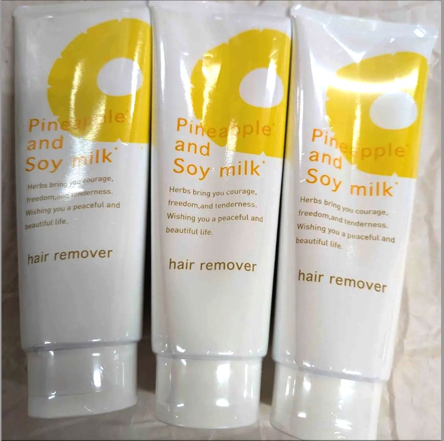 鈴木ハーブ研究所 3点 パイナップル豆乳配合 除毛クリーム 230g