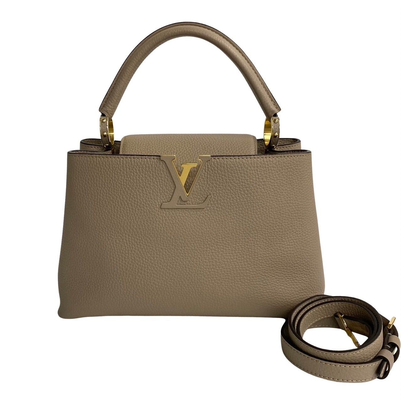 ほぼ未使用 袋付 LOUIS VUITTON ルイヴィトン カプシーヌ MM ほぼ未使用 袋付 LOUIS VUITTON ルイヴィトン カプシーヌ MM