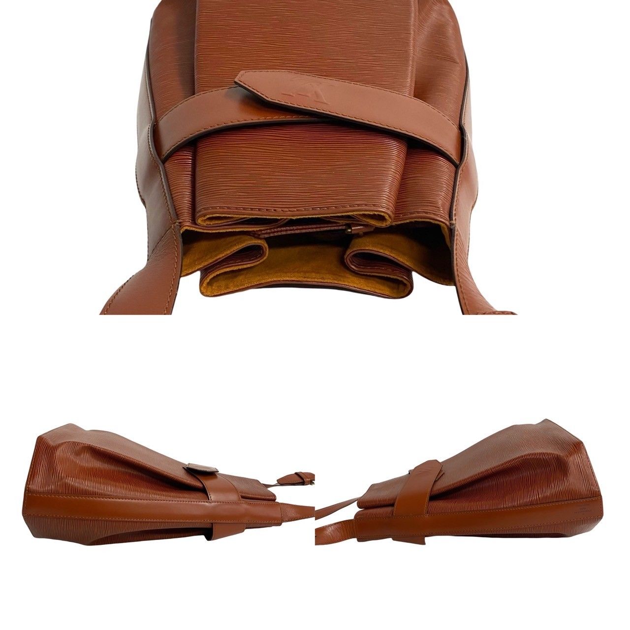 極 美品 ポーチ付 LOUIS VUITTON ルイヴィトン サックデポール GM エピ 