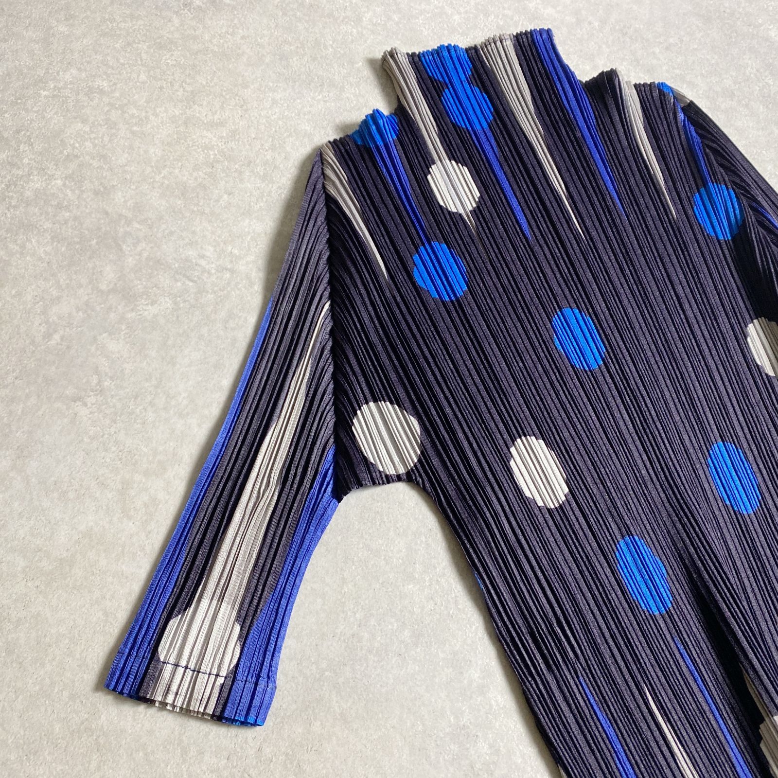 ☆美品/レア/希少プリント柄/PLEATS PLEASE ISSEY MIYAKE/爽やかな 