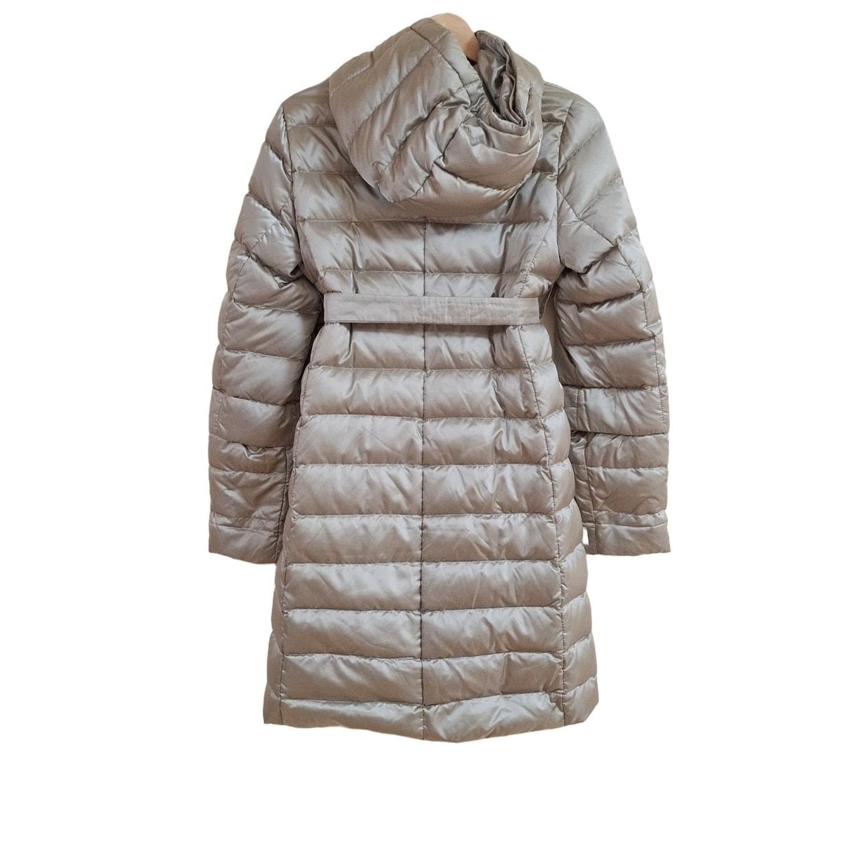 S Max Mara マックスマーラ ダウンコート サイズ40 J レディース - グレーベージュ 長袖 リバーシブル 冬