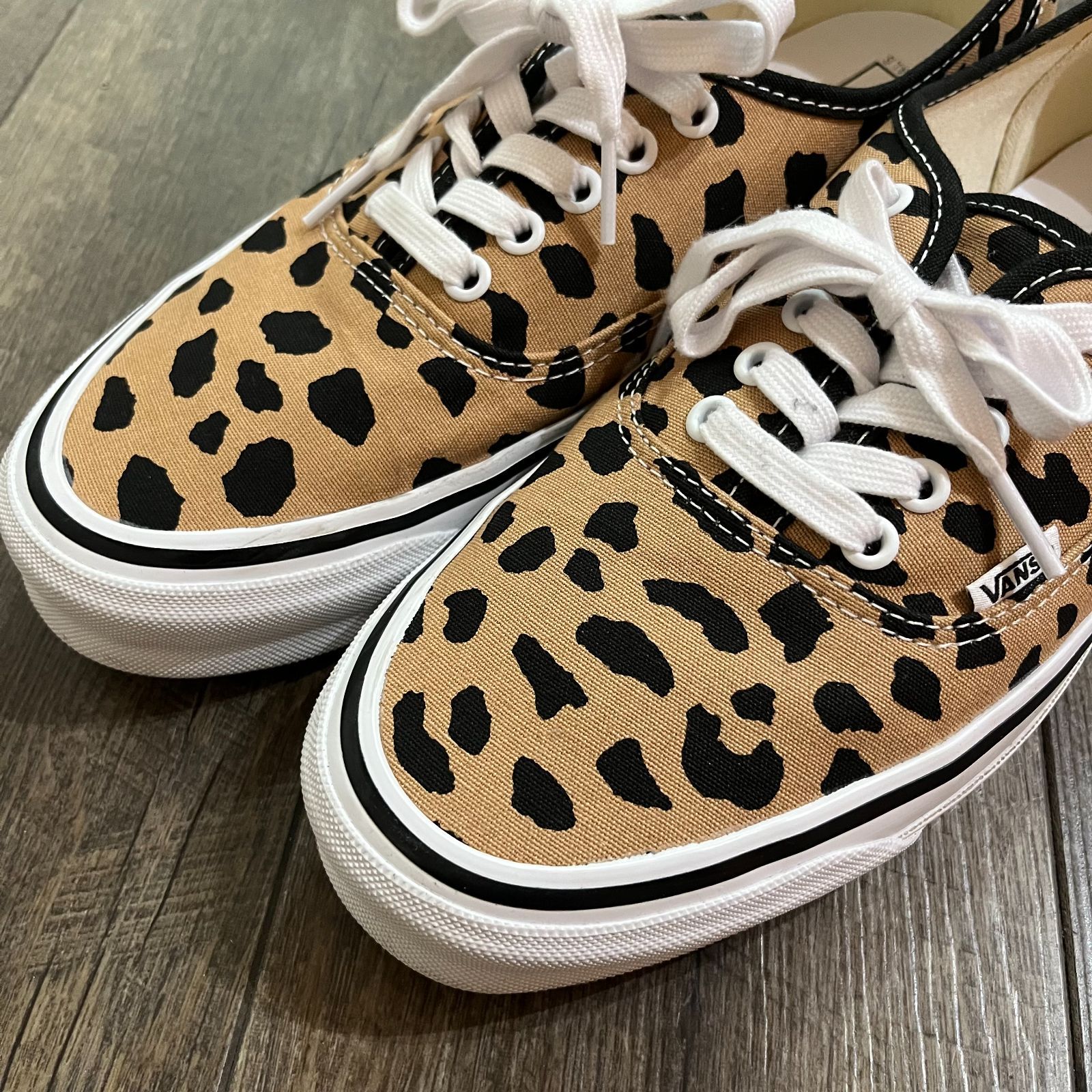 WACKO MARIA Vault by Vans Authentic Cheetah Brown ワコマリア ボルト バイ バンズ オーセンティック  ヴァンズ チーターブラウン スニーカーVN0A4BV9BRO 29cm