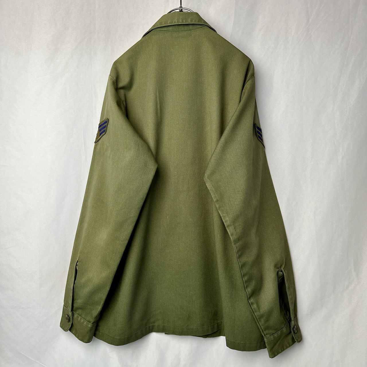 80s U.S.ARMY ユーティシャツ OG507 シャツ袖 ミリタリー vintage